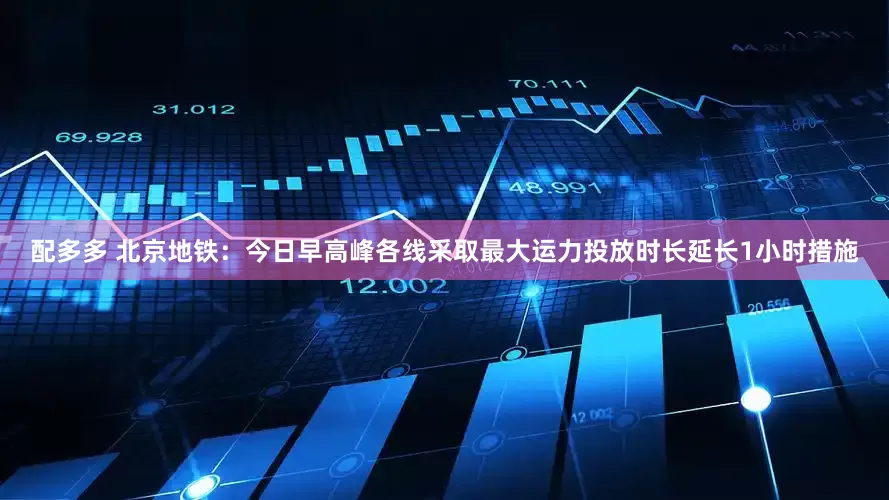 配多多 北京地铁：今日早高峰各线采取最大运力投放时长延长1小时措施